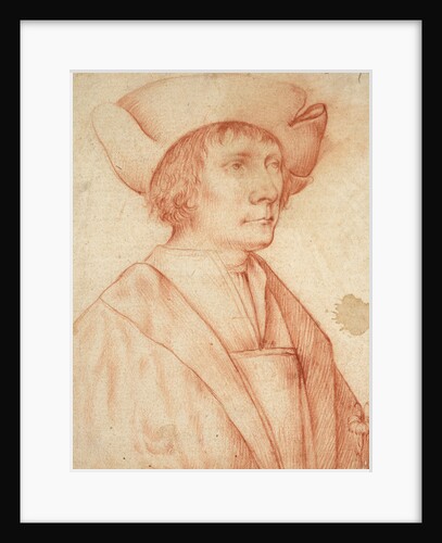 Portrait of a Man Holding a Pink Carnation by Joos van Cleve